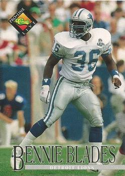 Bennie Blades Detroit Lions 1994 Pro Line Live NFL #188